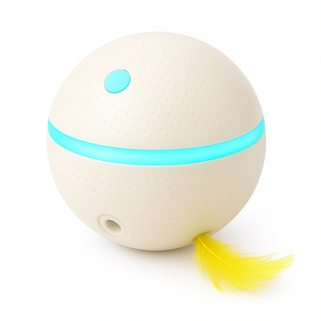 Interactive Smart Cat Toy Ball – Motion-Activated Fun!